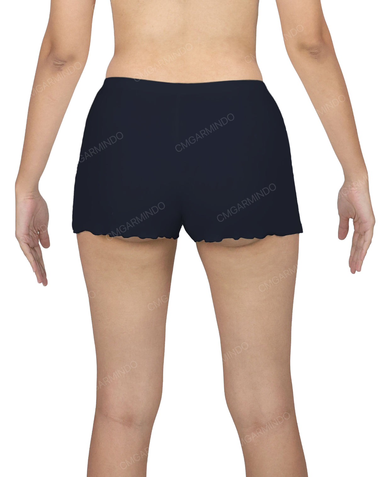 Lettuce Hem Low Waist Shorts