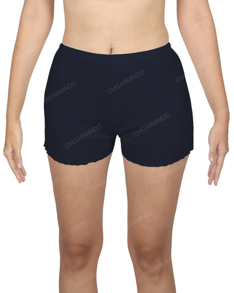 Lettuce Hem Low Waist Shorts
