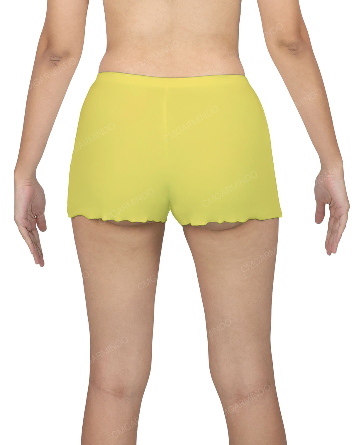Lettuce Hem Low Waist Shorts