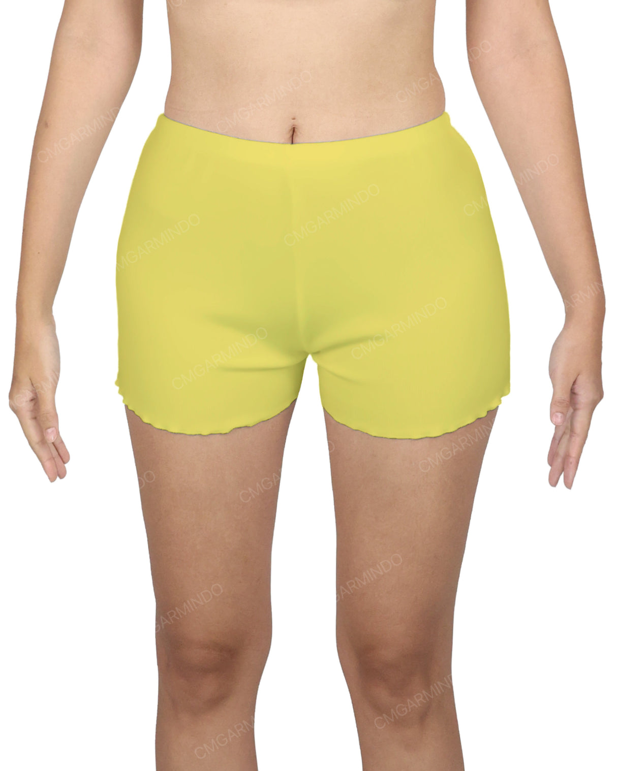 Lettuce Hem Low Waist Shorts