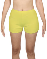 Lettuce Hem Low Waist Shorts