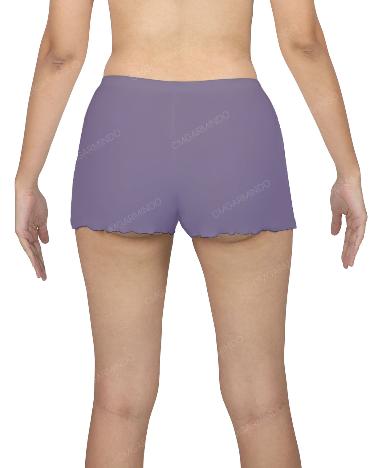 Lettuce Hem Low Waist Shorts