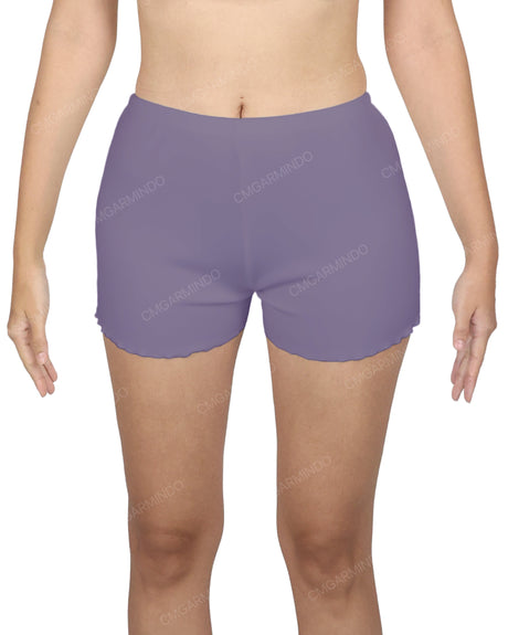 Lettuce Hem Low Waist Shorts