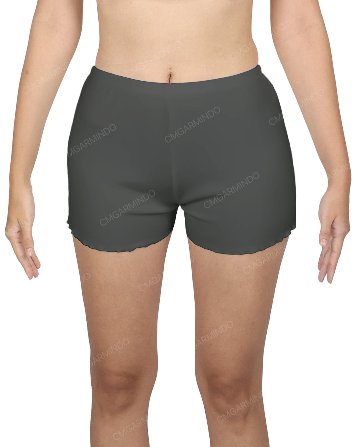 Lettuce Hem Low Waist Shorts