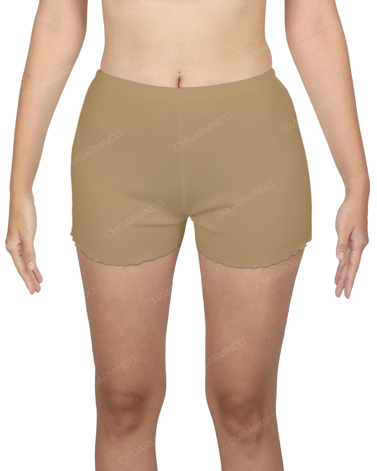Lettuce Hem Low Waist Shorts