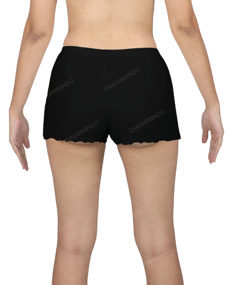 Lettuce Hem Low Waist Shorts