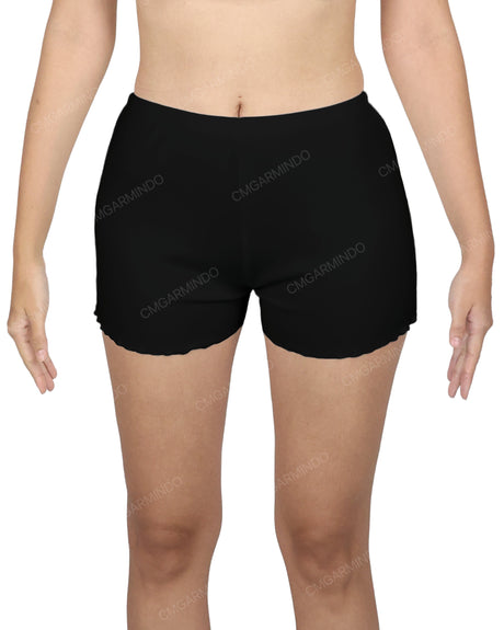 Lettuce Hem Low Waist Shorts