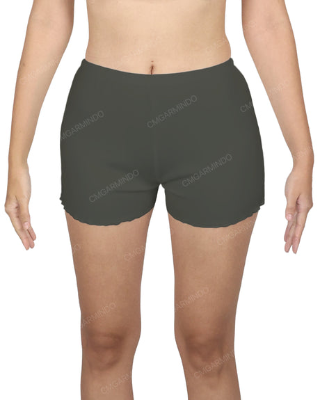 Lettuce Hem Low Waist Shorts