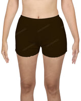 Lettuce Hem Low Waist Shorts