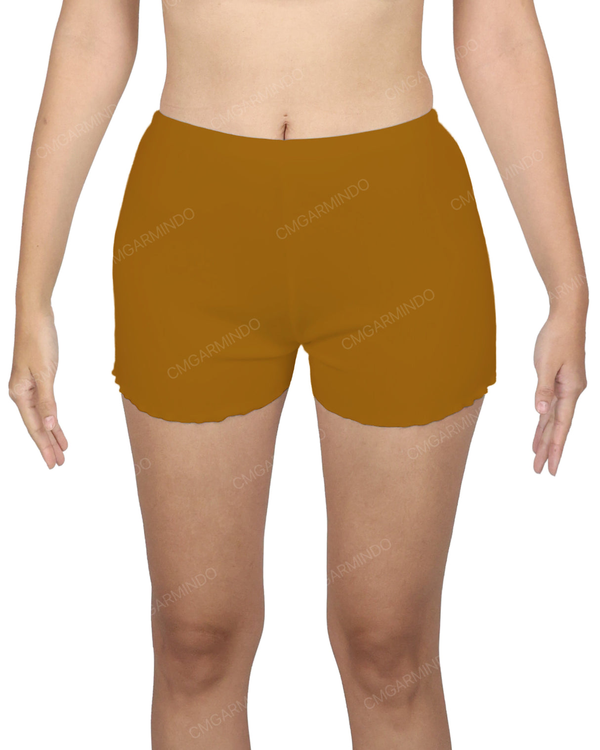 Lettuce Hem Low Waist Shorts