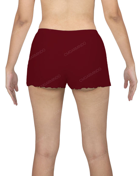 Lettuce Hem Low Waist Shorts