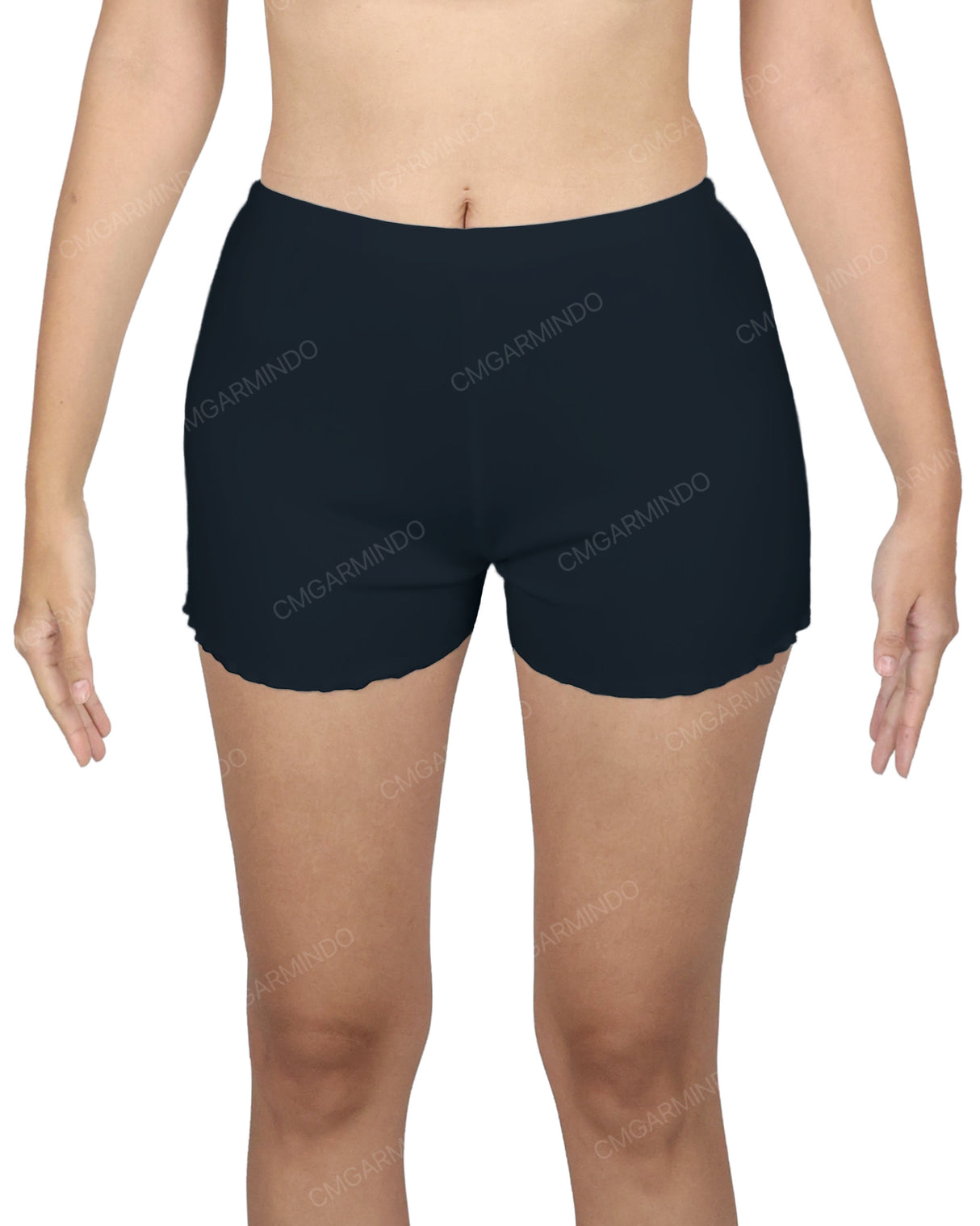 Lettuce Hem Low Waist Shorts
