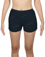 Lettuce Hem Low Waist Shorts