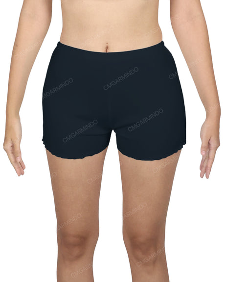 Lettuce Hem Low Waist Shorts