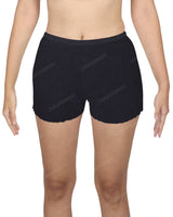 Lettuce Hem Low Waist Shorts
