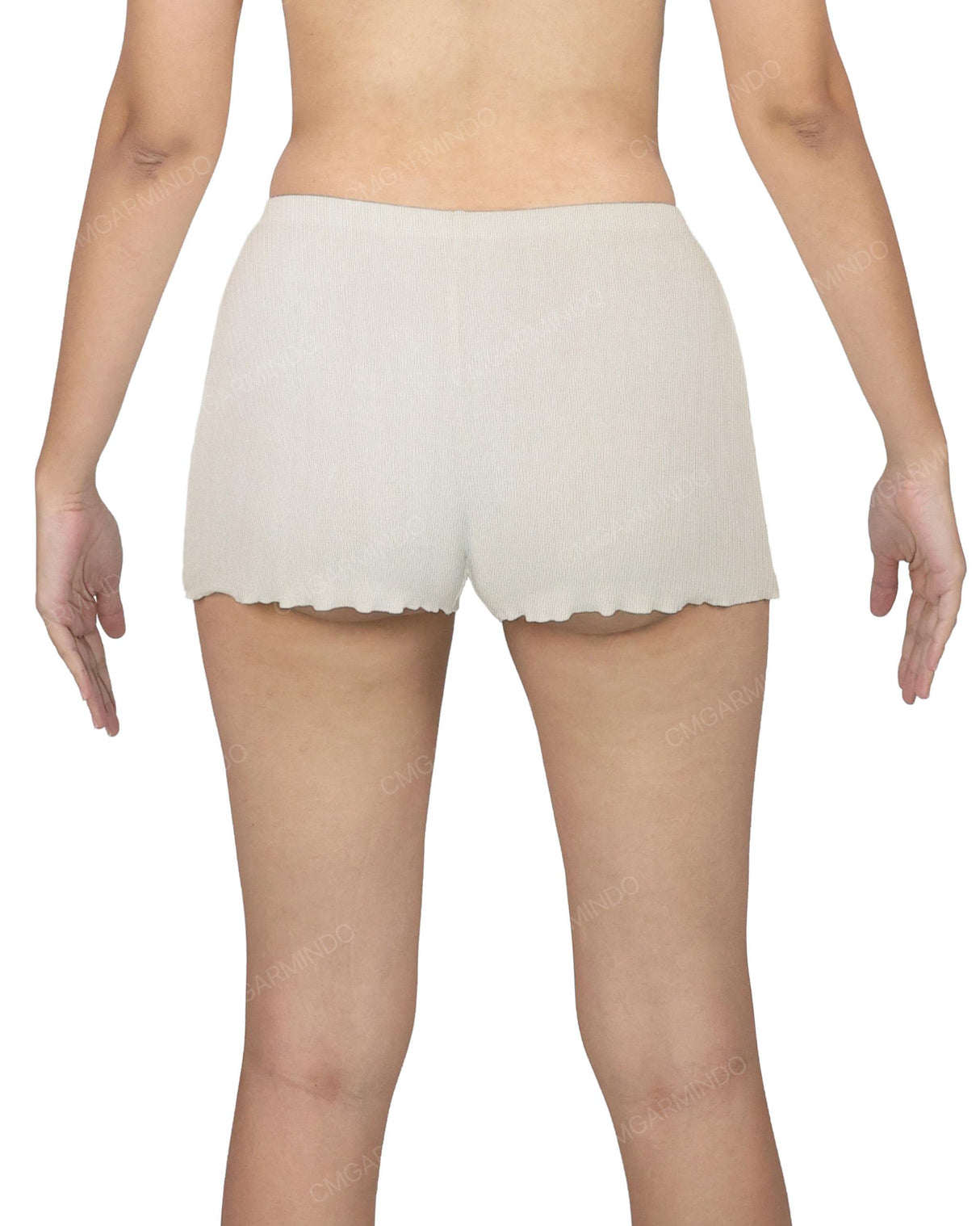 Lettuce Hem Low Waist Shorts