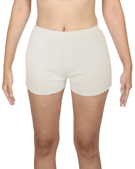 Lettuce Hem Low Waist Shorts