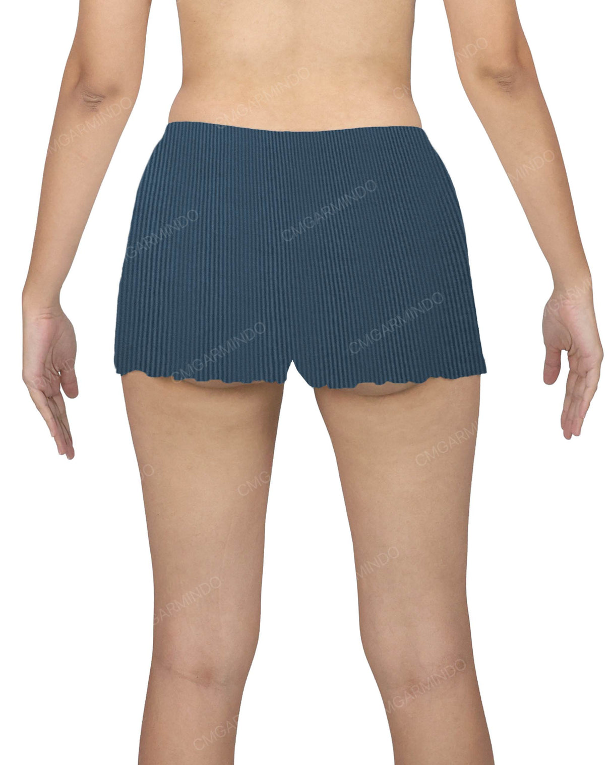 Lettuce Hem Low Waist Shorts