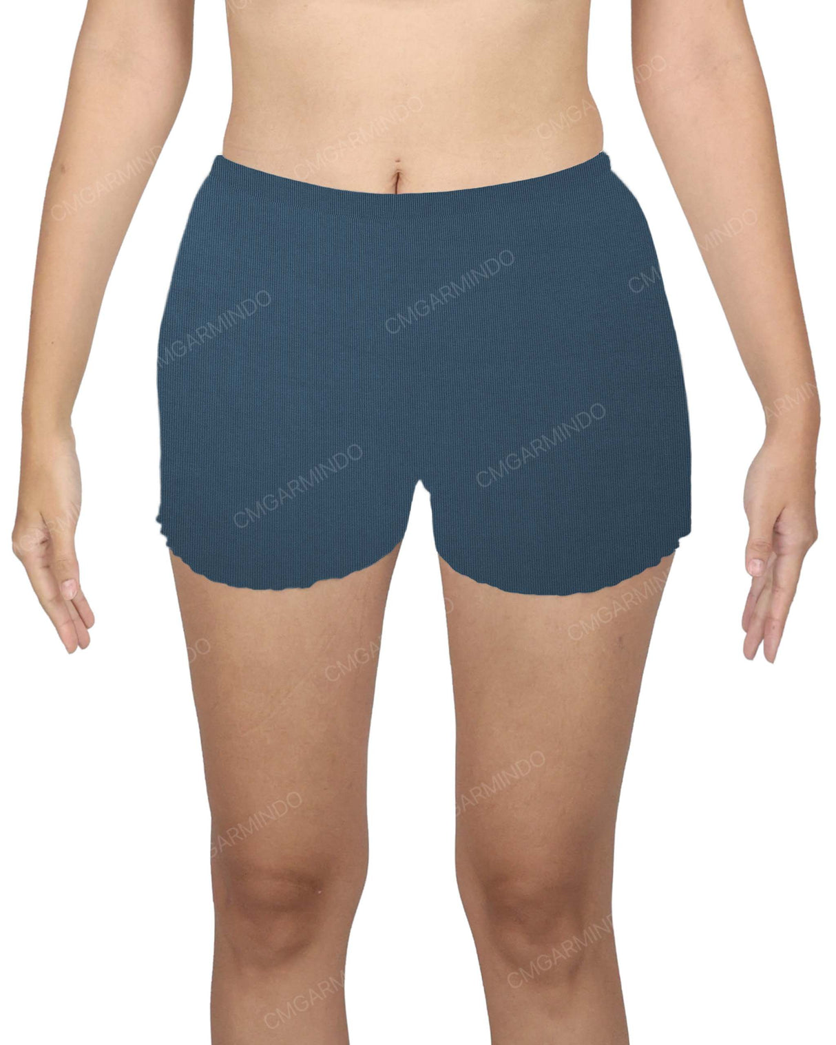 Lettuce Hem Low Waist Shorts