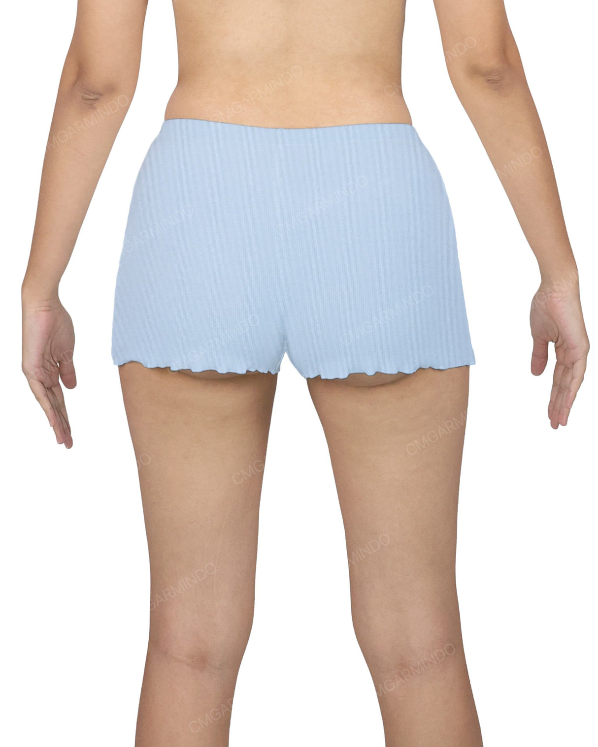 Lettuce Hem Low Waist Shorts