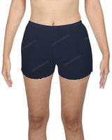 Lettuce Hem Low Waist Shorts