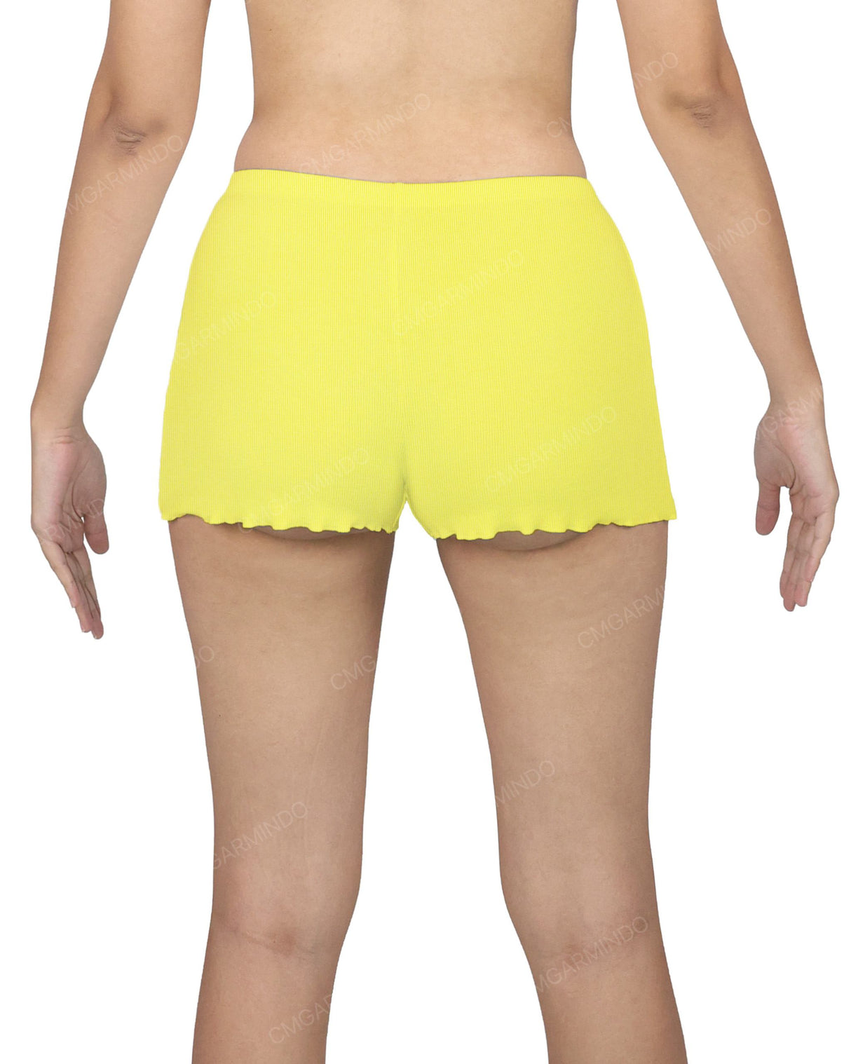 Lettuce Hem Low Waist Shorts