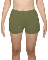 Lettuce Hem Low Waist Shorts