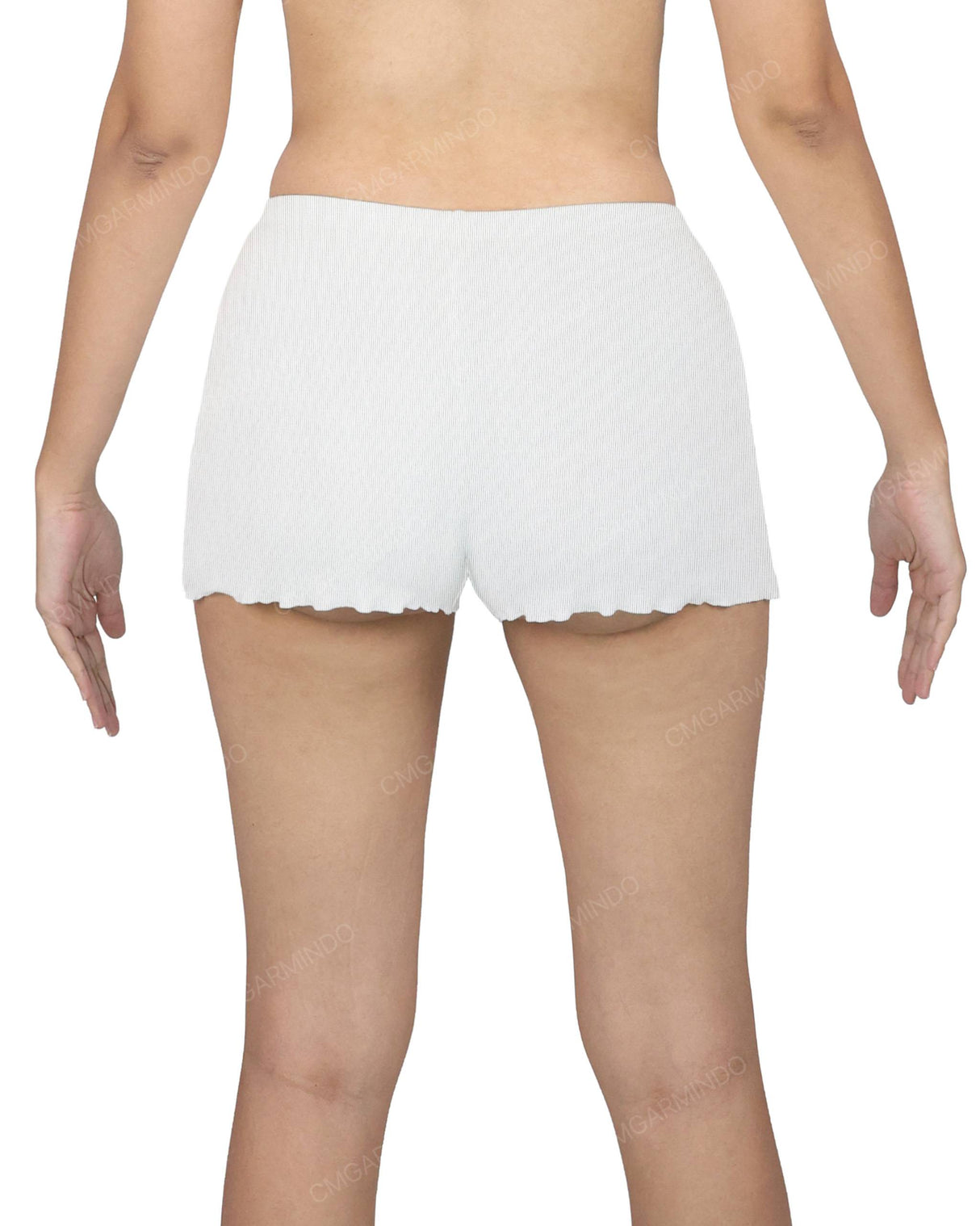 Lettuce Hem Low Waist Shorts