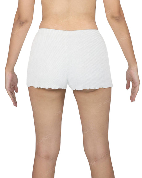 Lettuce Hem Low Waist Shorts