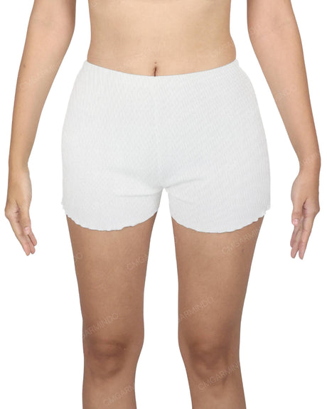 Lettuce Hem Low Waist Shorts