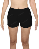 Lettuce Hem Low Waist Shorts