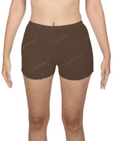Lettuce Hem Low Waist Shorts
