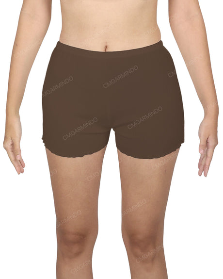Lettuce Hem Low Waist Shorts