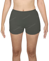 Lettuce Hem Low Waist Shorts
