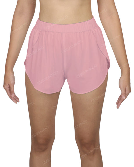 Wrap Dolphin Hem Shorts