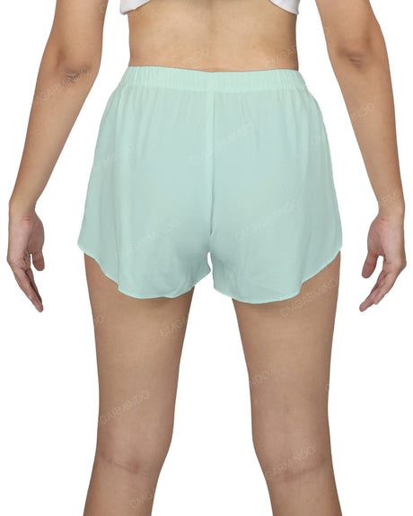 Wrap Dolphin Hem Shorts