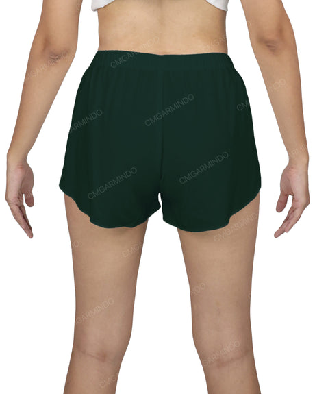 Wrap Dolphin Hem Shorts