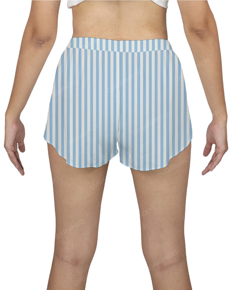 Wrap Dolphin Hem Shorts