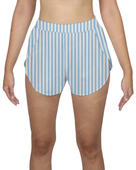 Wrap Dolphin Hem Shorts