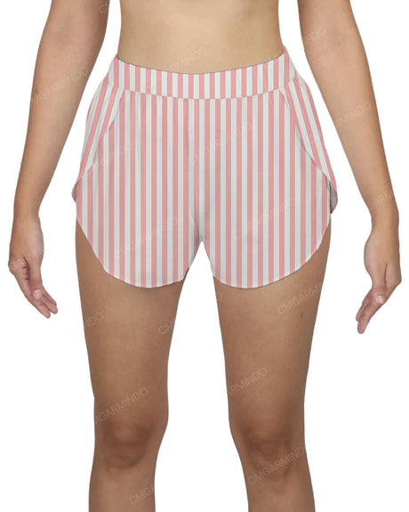 Wrap Dolphin Hem Shorts