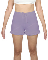 Ruffle Hem Pyjama Shorts