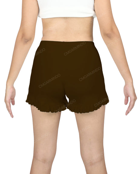 Ruffle Hem Pyjama Shorts