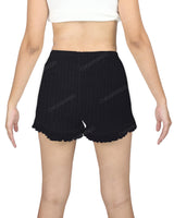 Ruffle Hem Pyjama Shorts
