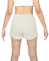 Ruffle Hem Pyjama Shorts