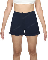 Ruffle Hem Pyjama Shorts