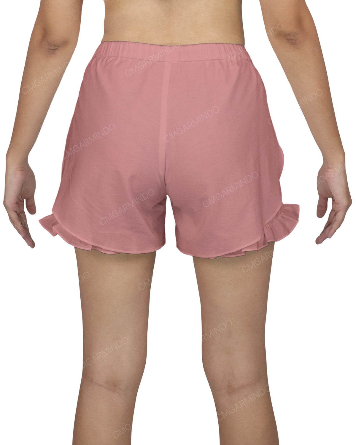 Ruffle Dolphin Hem Shorts