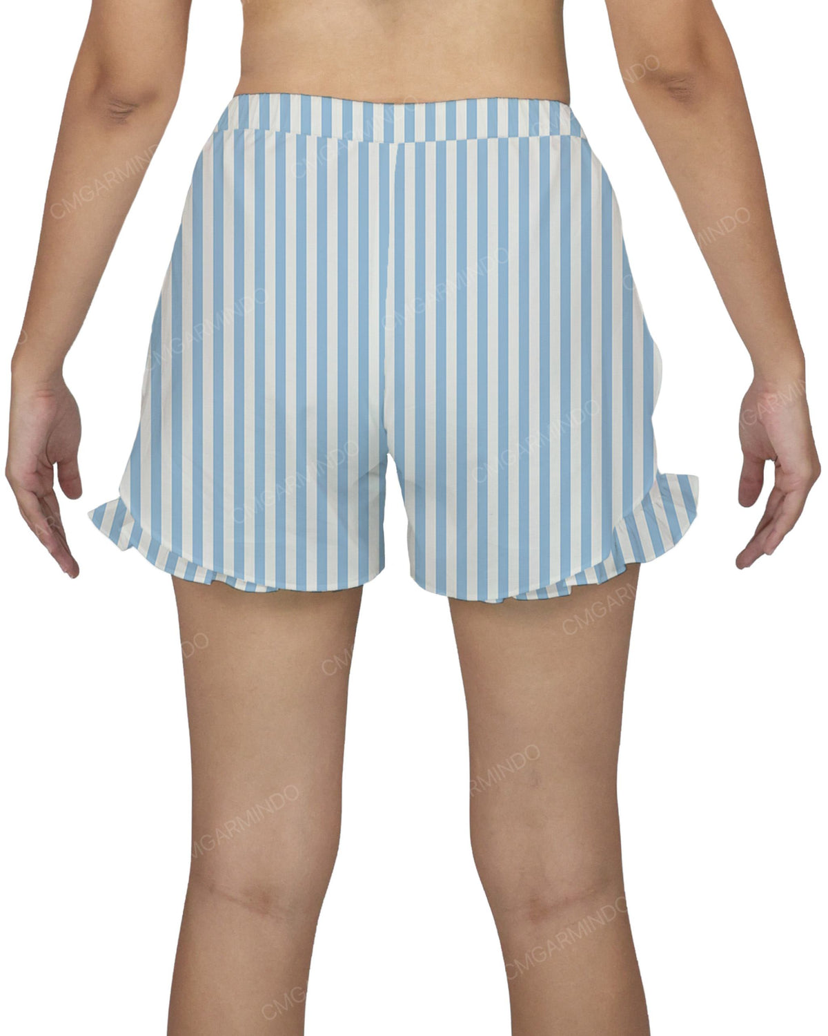 Ruffle Dolphin Hem Shorts