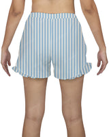 Ruffle Dolphin Hem Shorts