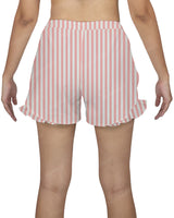 Ruffle Dolphin Hem Shorts