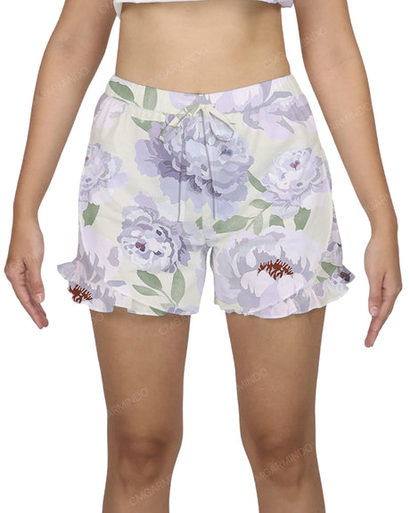 Ruffle Dolphin Hem Shorts